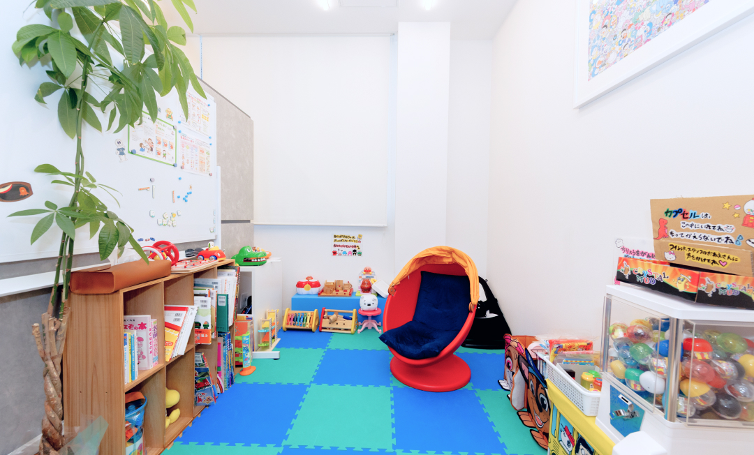 お子様連れも安心キッズスペース